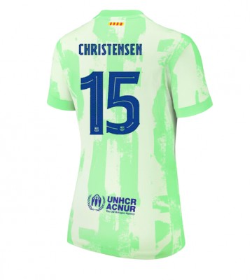 Barcelona Andreas Christensen #15 Tercera Equipación Mujer 2024-25 Manga Corta